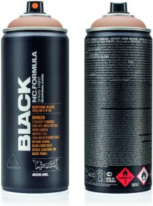 Montana Cans BLACK Spray Paint, 400ml, Cremino