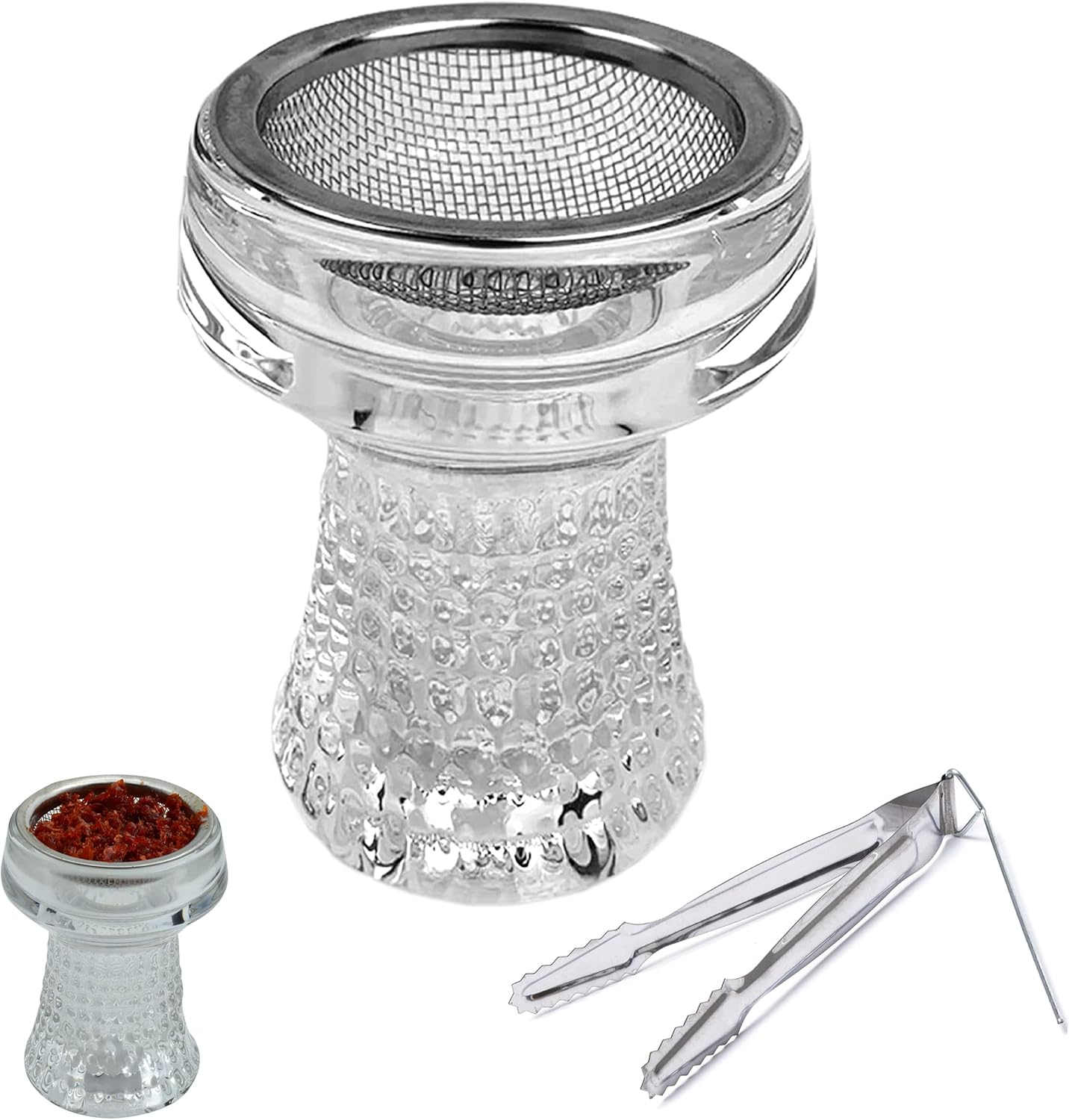 glass water hookah