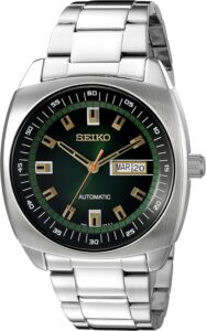 SEIKO Automatic Watch for Men - Recraft Series - Stainless Steel Case and Bracelet, Day/Date Calendar, 50m Water Resistant, and 41 Hour Power Reserve