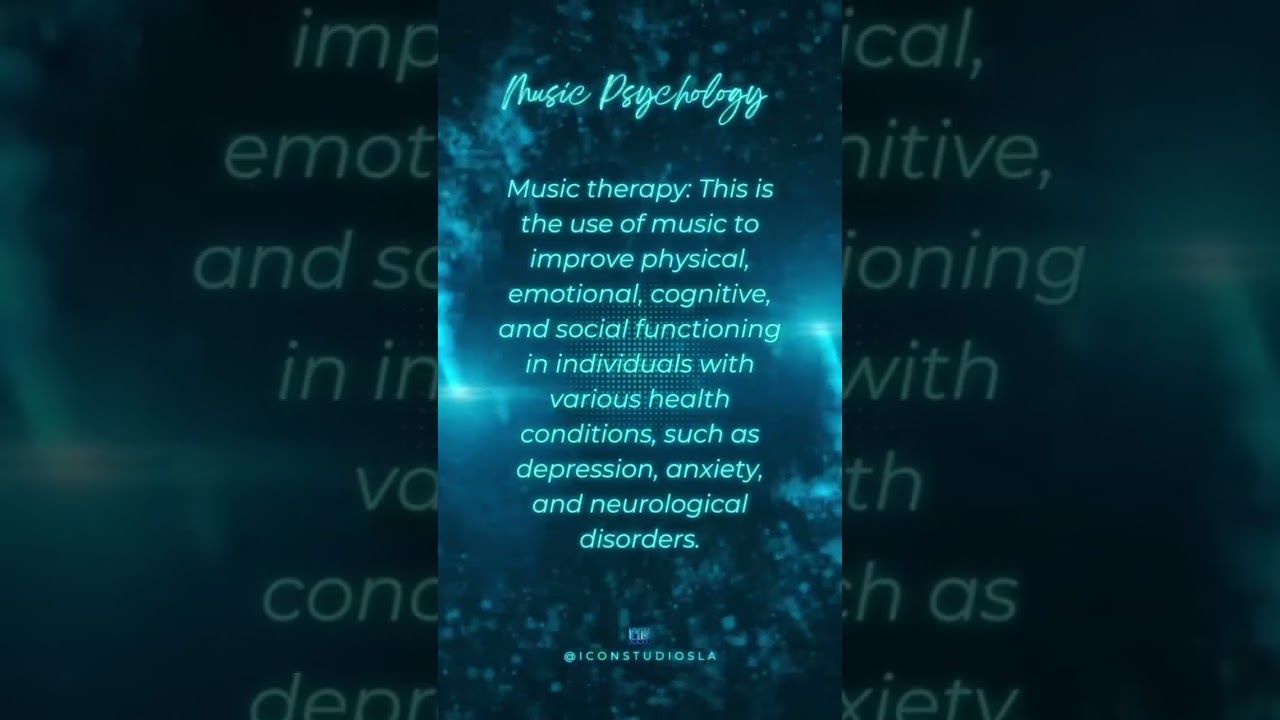 Music Psychology #ICONStudiosLA #shorts #musiceducation #music