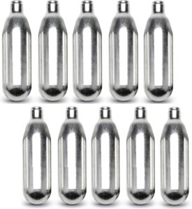 Byrna 8 Gram CO2 + Oiler Cartridges | 10 Count Pack | for Byrna SD/CL/HD/EP - (9 CO2 + 1 Oiler Cylinders)