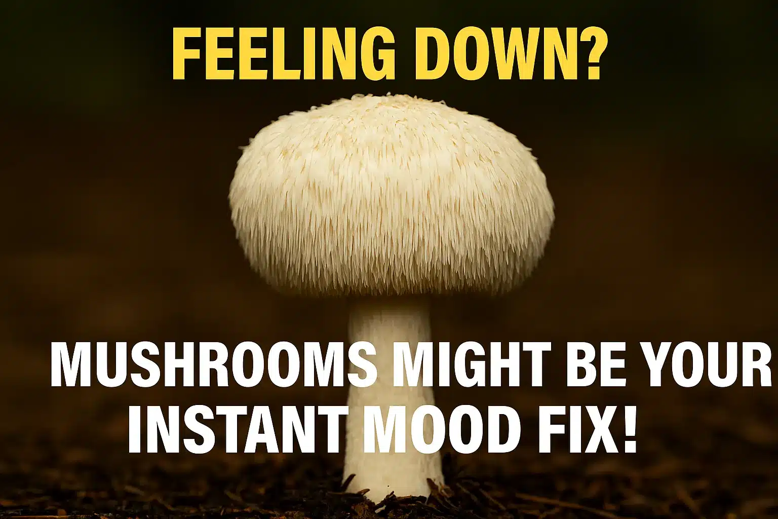 Lion’s Mane, mood food, functional mushrooms, brain health, natural mood booster, adaptogen recipes, mushroom cooking, mental wellness