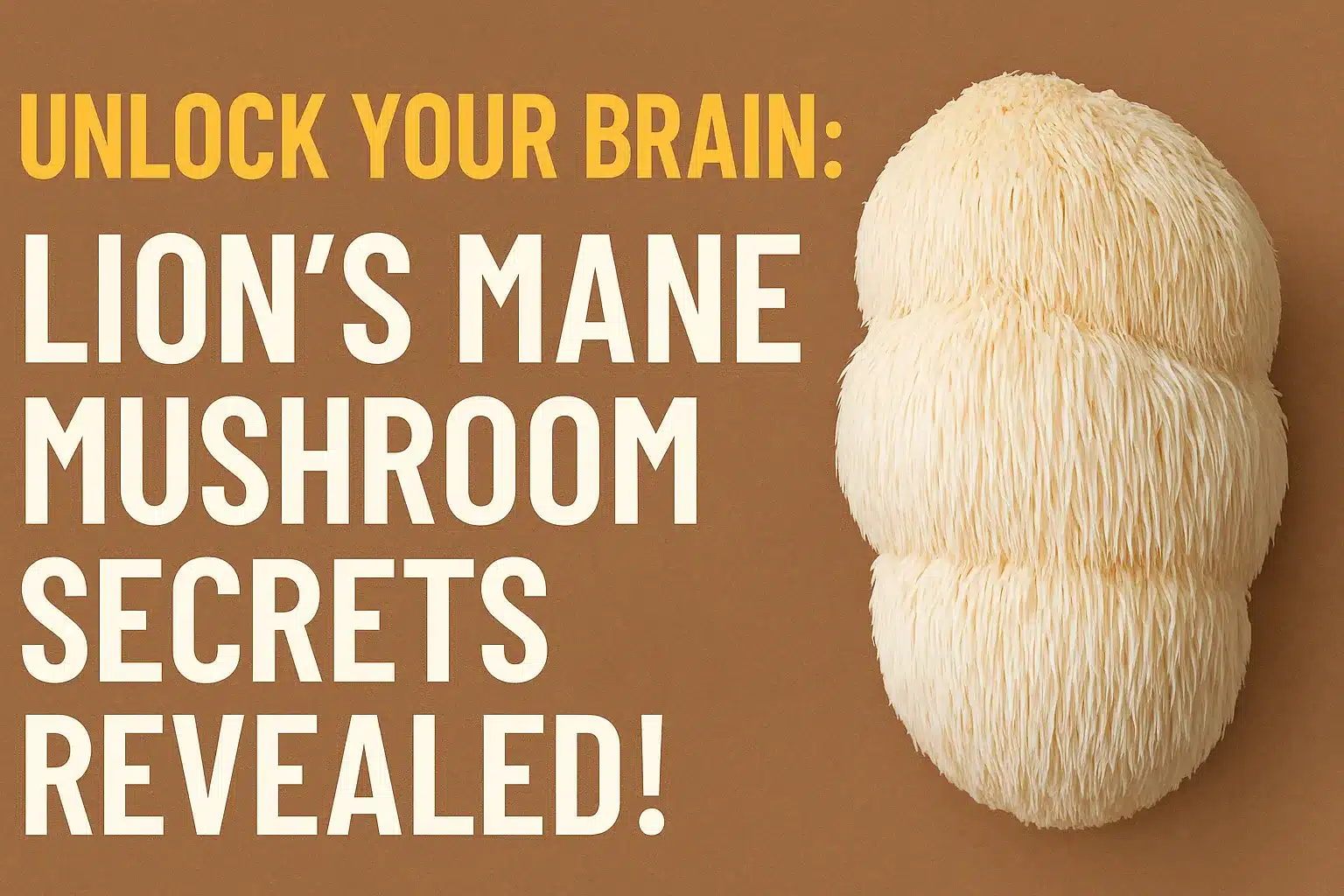 Unlock Your Brain: Lion’s Mane Mushroom Secrets Revealed!