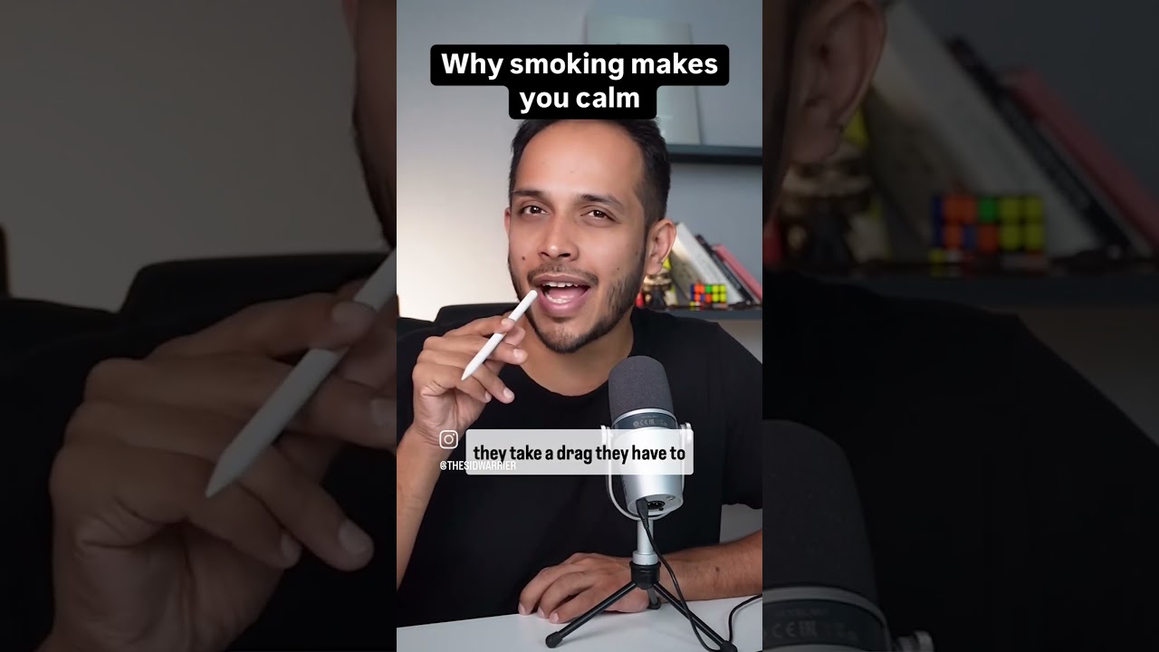 Why smoking makes you calm?