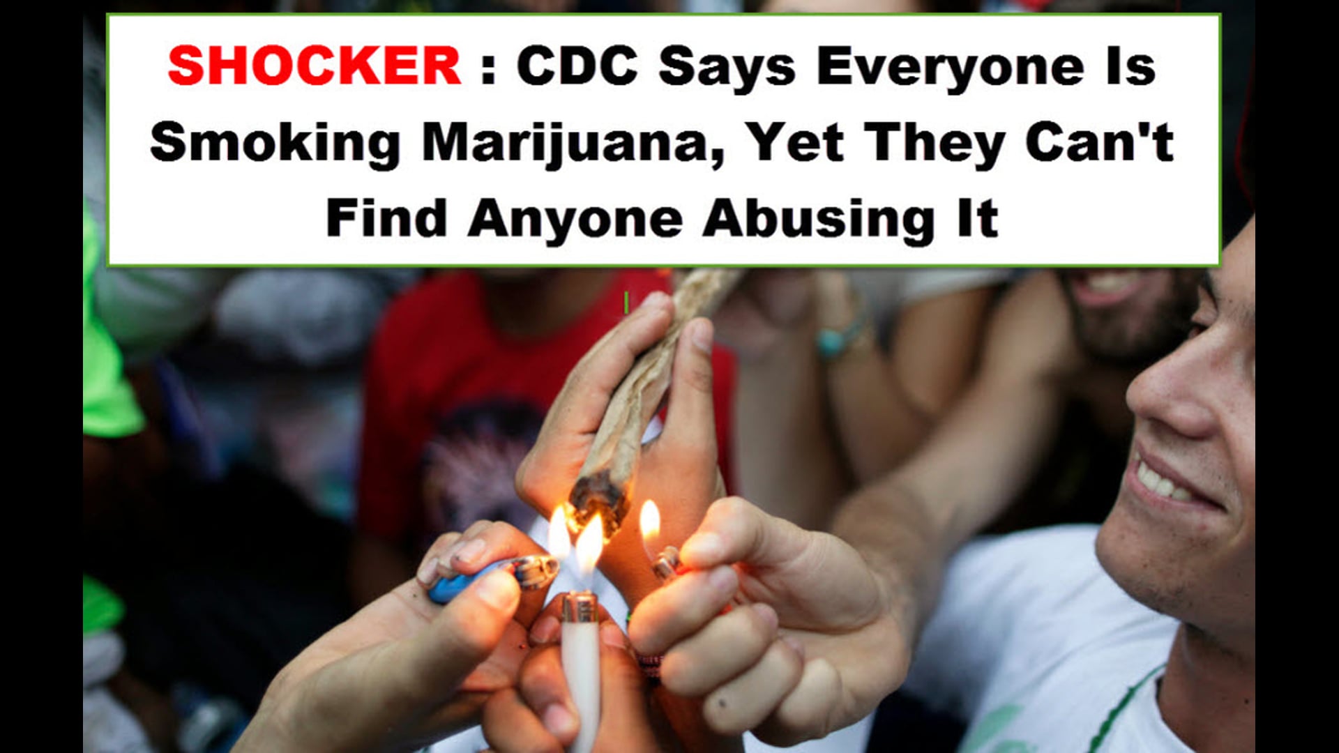 CDC Sees Booming Marijuana Sales and No Reports of Abuse or Complaints