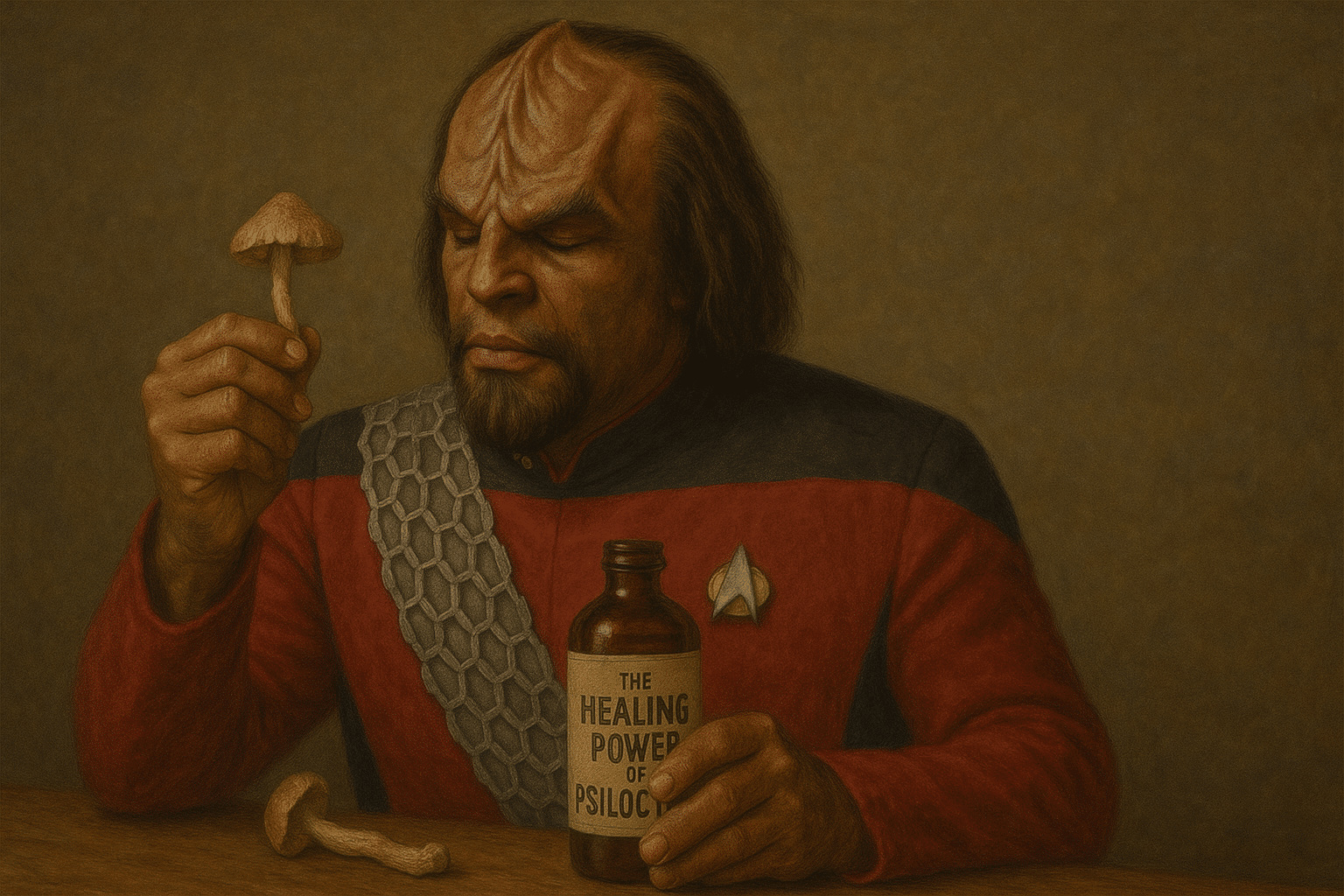 Worf with psilocybin — a journey of healing and integration.