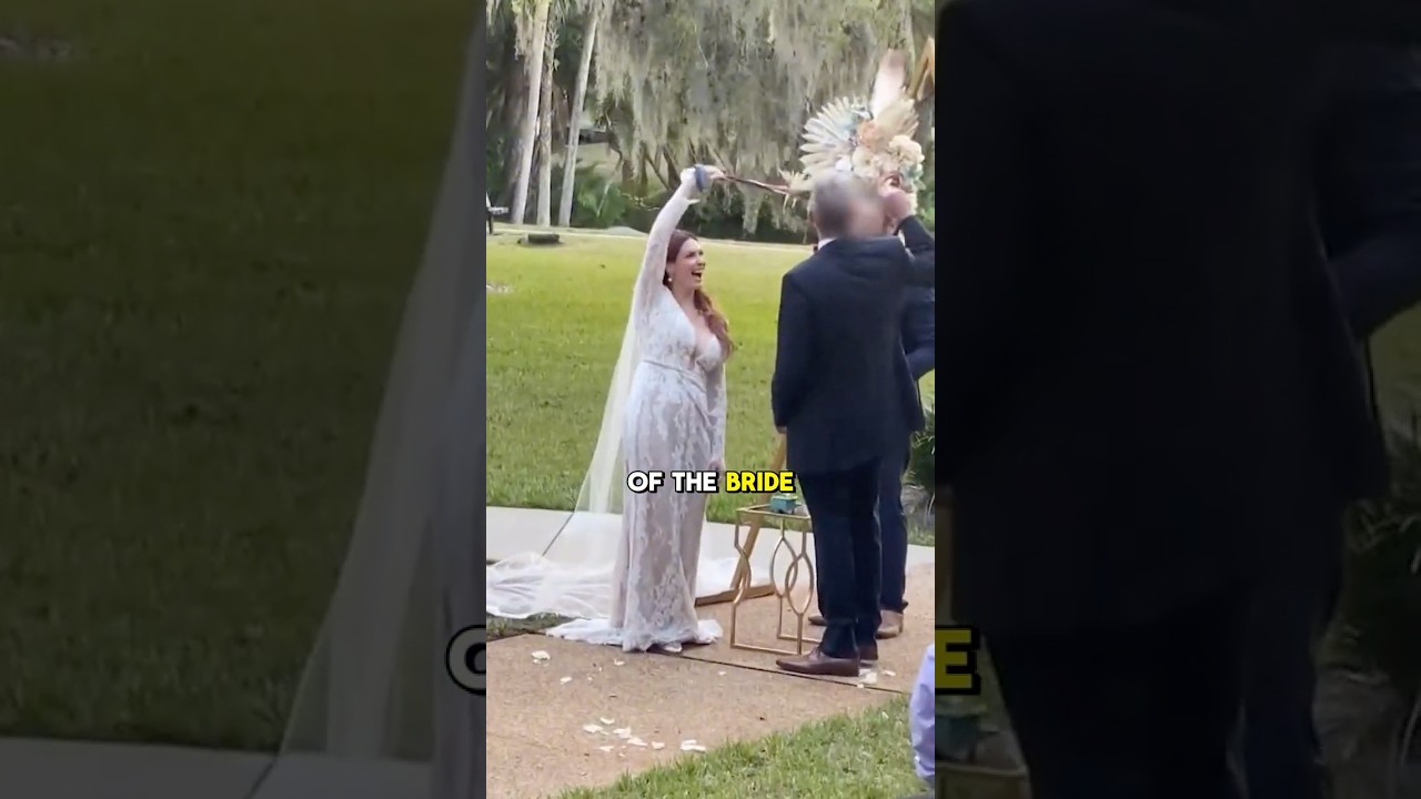 Bride arrested after her wedding. #shorts #wedding