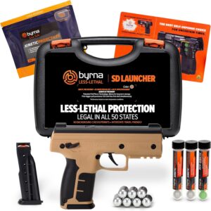 Byrna SD [Self Defense] Kinetic Launcher Ultimate Bundle - Non Lethal Kinetic Projectile Launcher, Home & Personal Defense | Proudly Assembled in The USA