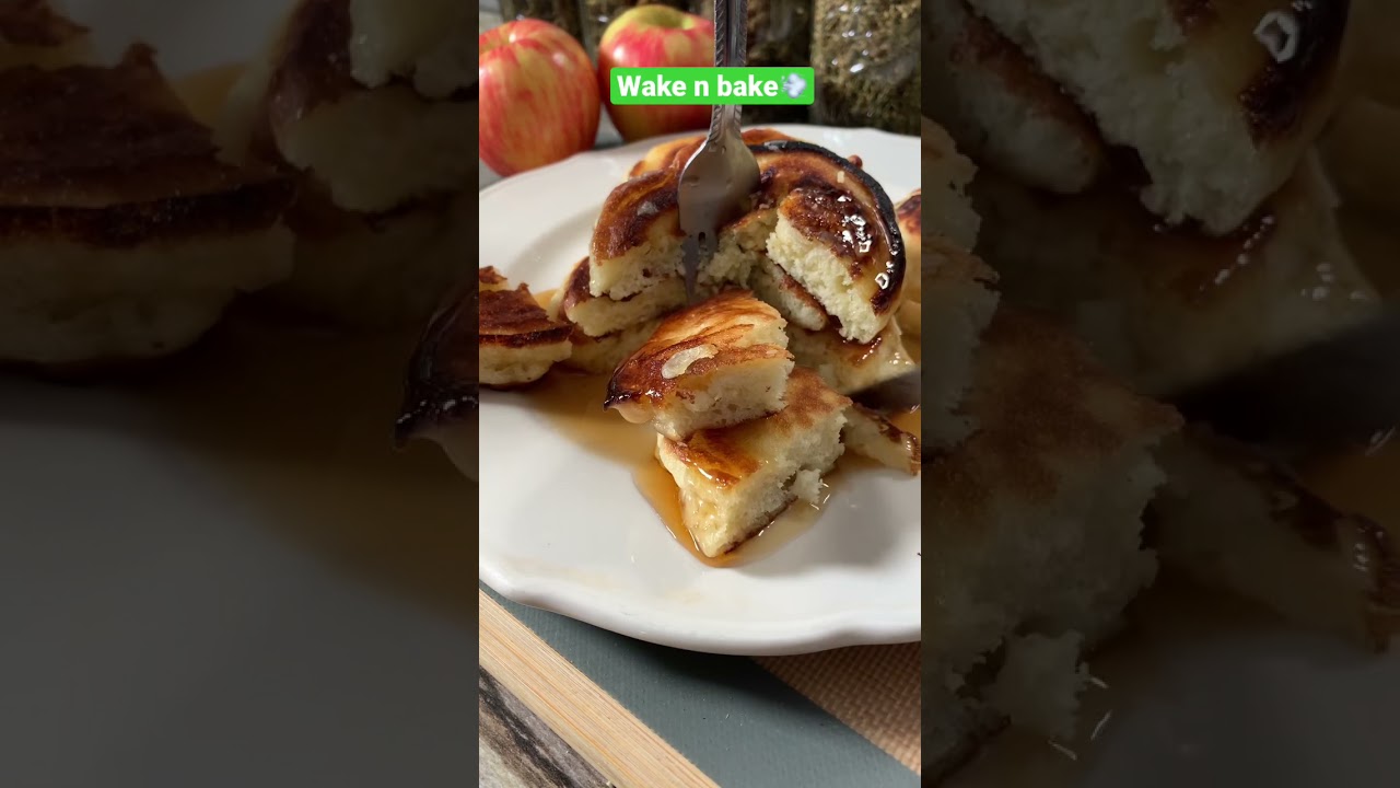 Infused 🍏 Pancakes #edibles #wakeandbake #cookingwithcannabis #cannabis #cannabiscommunity #short