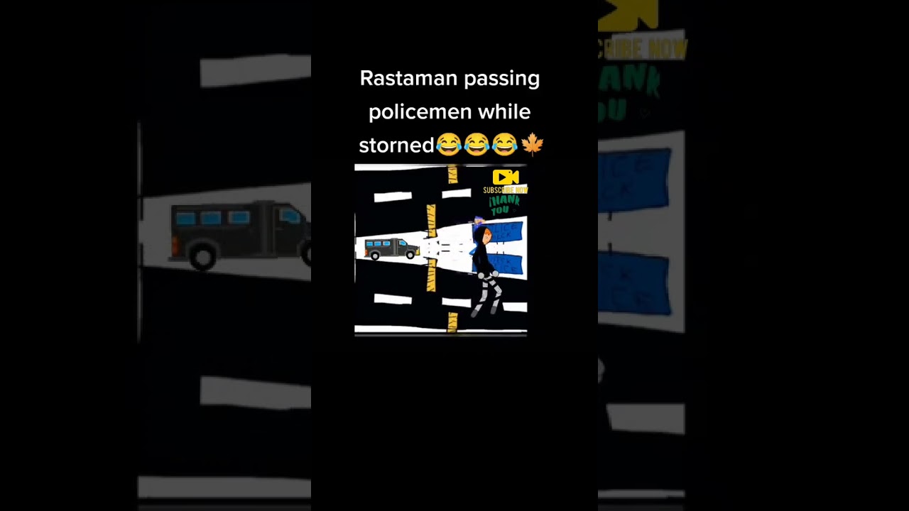 RASTAMAN passing Policemen while High😂🔥 #Shorts #Funny #Kenya #Comedy #Weed