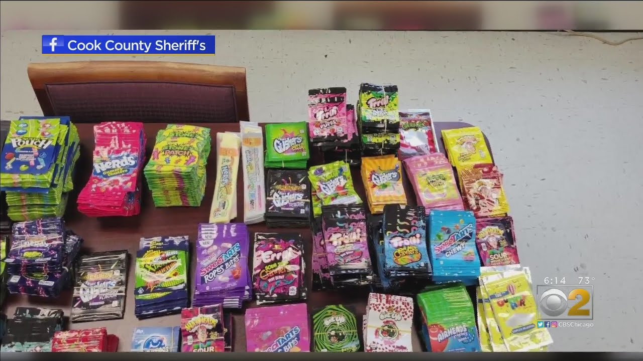 Cook County Sheriff's Office Seizes Homemade Cannabis-Infused Edibles And Labels Looking Like Candy