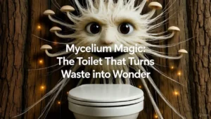 The World’s First Mushroom Powered Toilet Turns Waste into Renewal