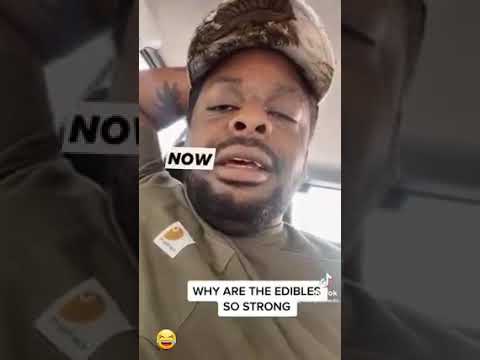 Black guy has edibles made by a white person. 😂