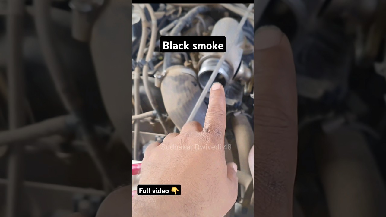 mahindra bolero car turbo boost sensor #blacksmoke #picup problem #shorts