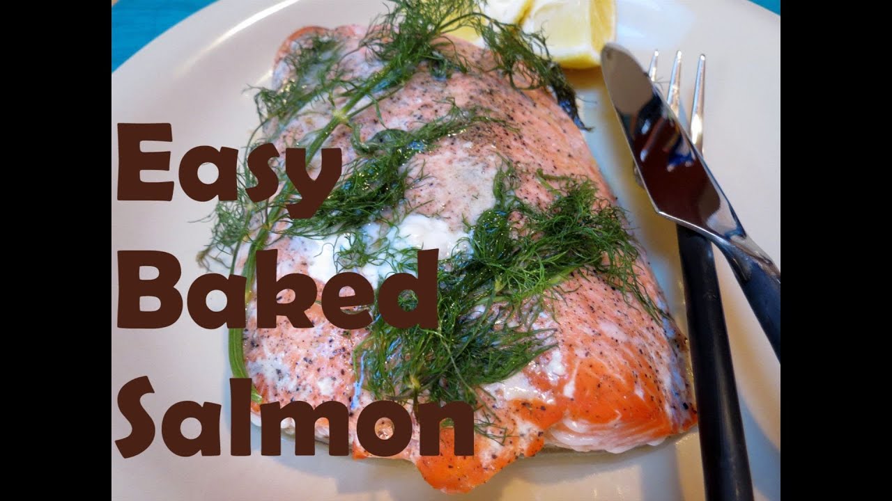 The Easiest Baked Salmon in the World -- The Frugal Chef