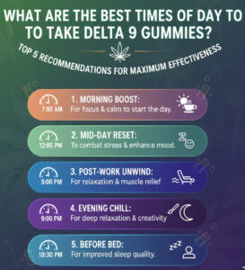 What Are the Best Times of Day to Take Delta 9 Gummies? Top 5 Recommendations for Maximum Effectiveness