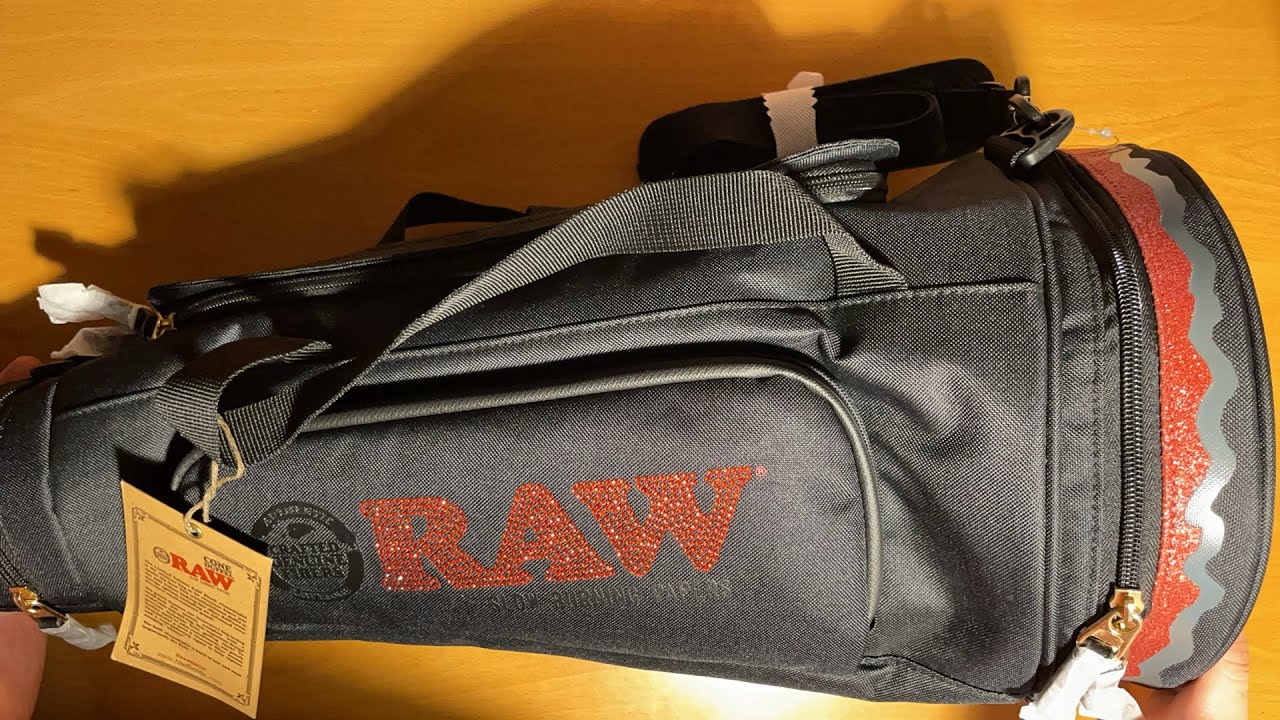 BLINDGORILLAS RAW ROLLING PAPERS CONE DUFFLE BAG @RawPapersOfficial