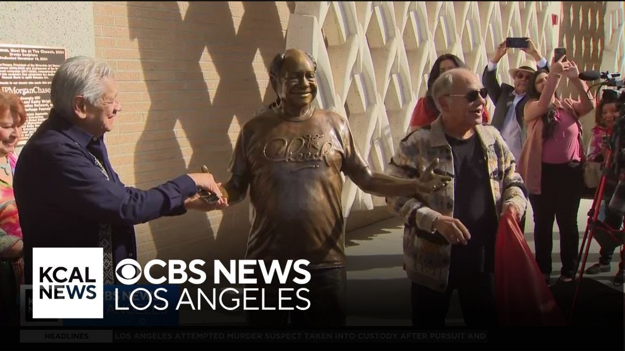 Cheech Marin statue unveiled at the Riverside art museum