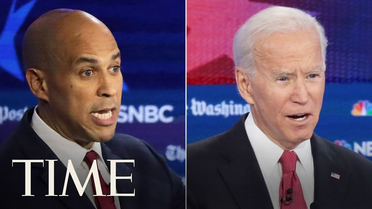 Cory Booker Challenges Joe Biden's Stance On Marijuana Legalization | TIME