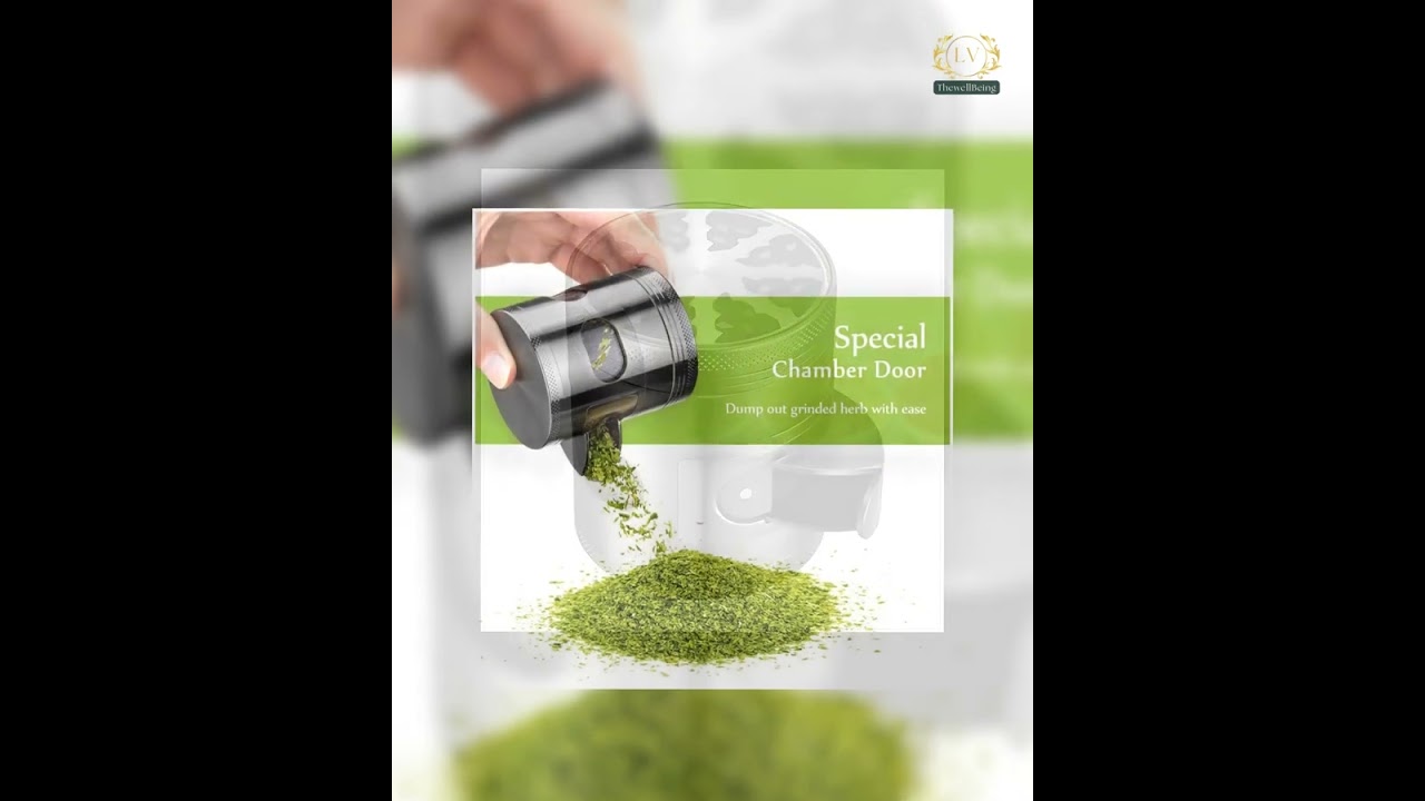 Mini Portable Herb Grinder 4Layer Tobacco Grinder Manual Kitchen Gadget