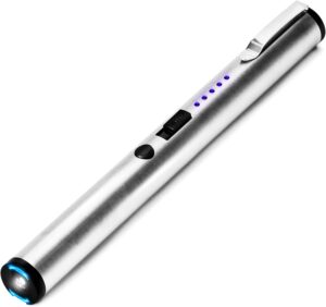 Guard Dog Security Enlight Pen Stun Gun Self Defense, Pain Pen Device, Battery Life Indicator, Belt Clip, Tactical Stun Pen Flashlight for Women and Men Protection, 6.10 Inches