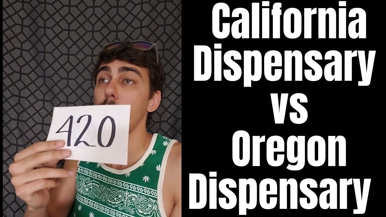 California vs Oregon Dispensary - #shorts