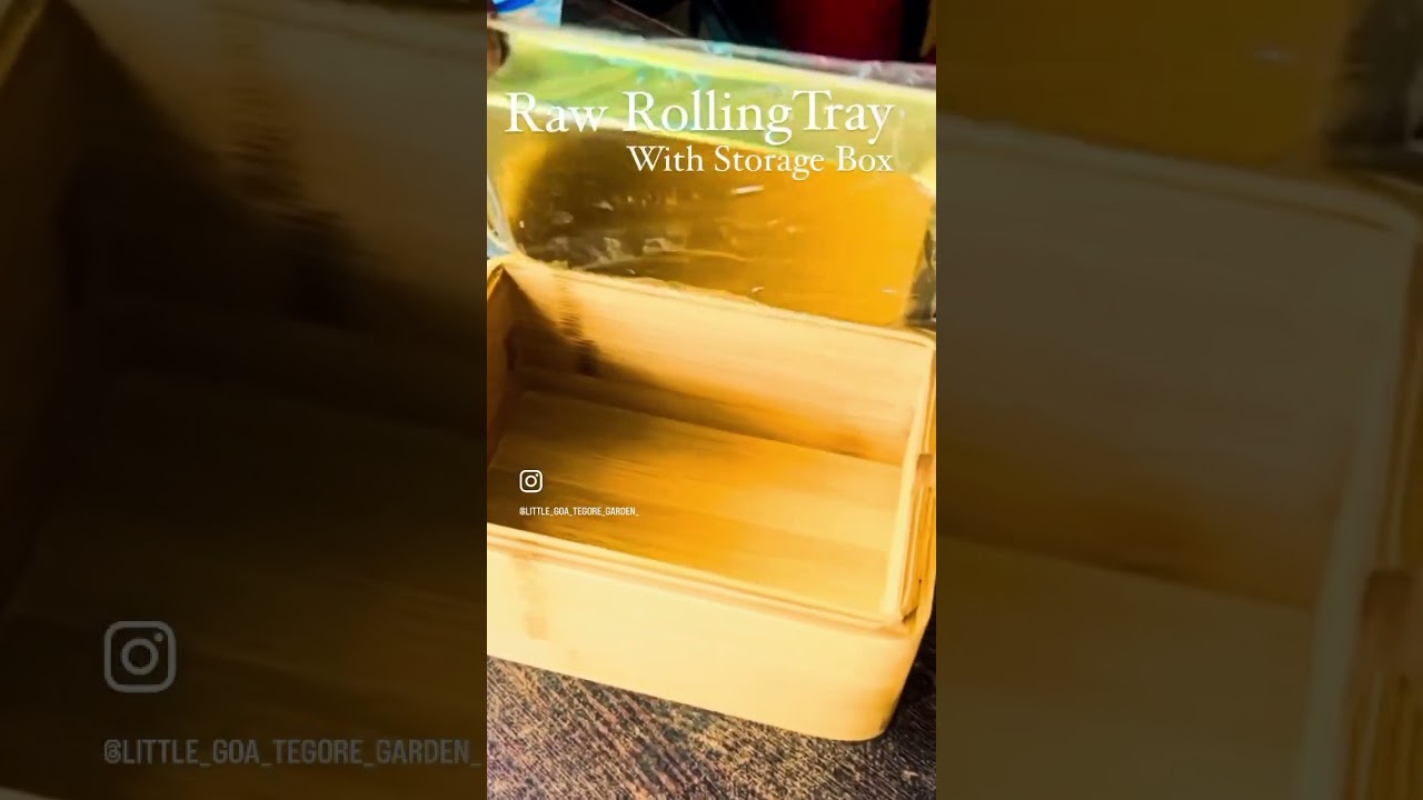 Raw Rolling Tray With Storage box #vairal #vairalvideo #shortvideo #shorts #youtube #youtubeshorts
