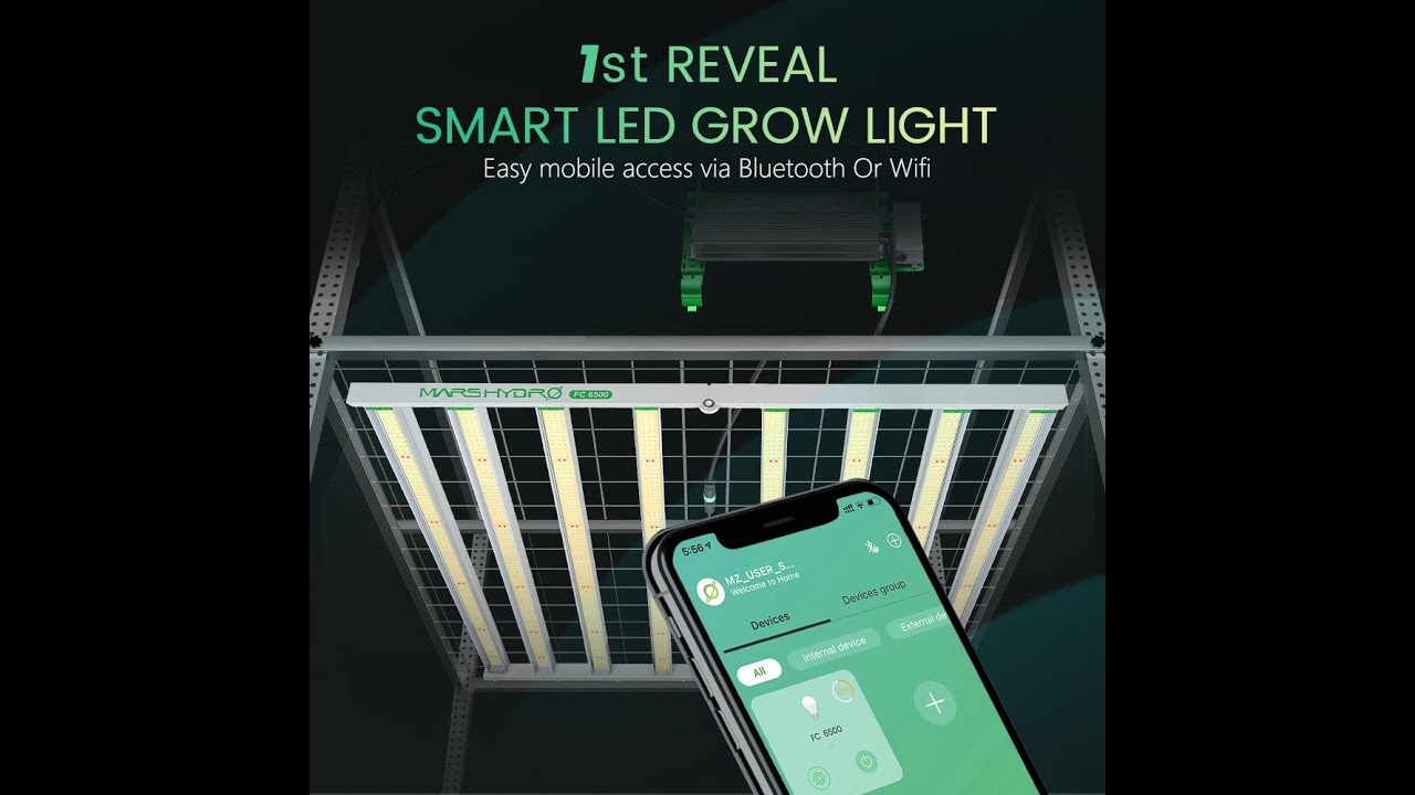 Mars Hydro Smart Grow System Wifi/Bluetooth APP Control #marshydrosmartgrowsystem