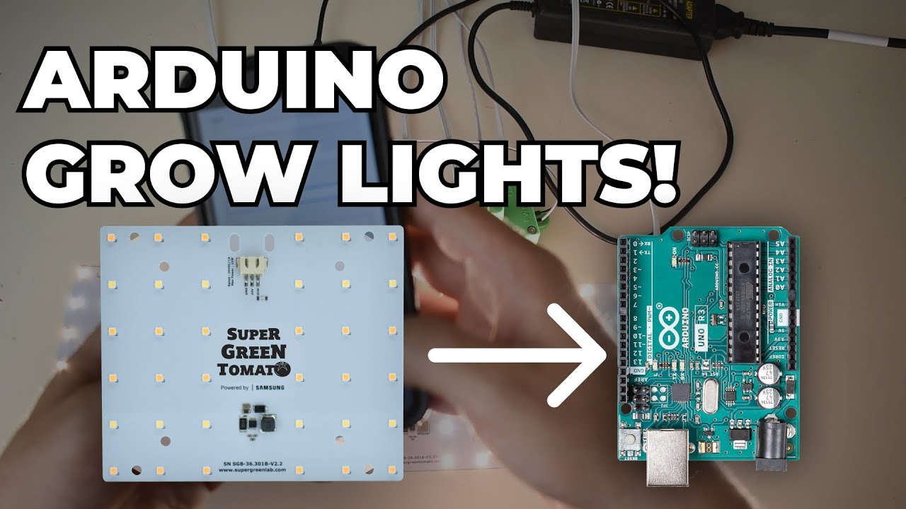 The first arduino grow lights ! Build your own indoor grow system