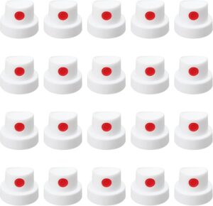 Spray Paint Caps for cans-Spray Can Nozzle-Spray Paint Tips -20 Pack red
