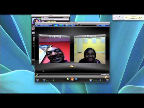 Snoop Dogg Makes ooVoo iPhone Call with Daughter