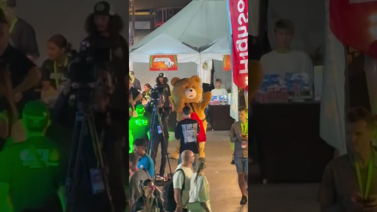 Dancing bear at Phuket cannabis cup 2025