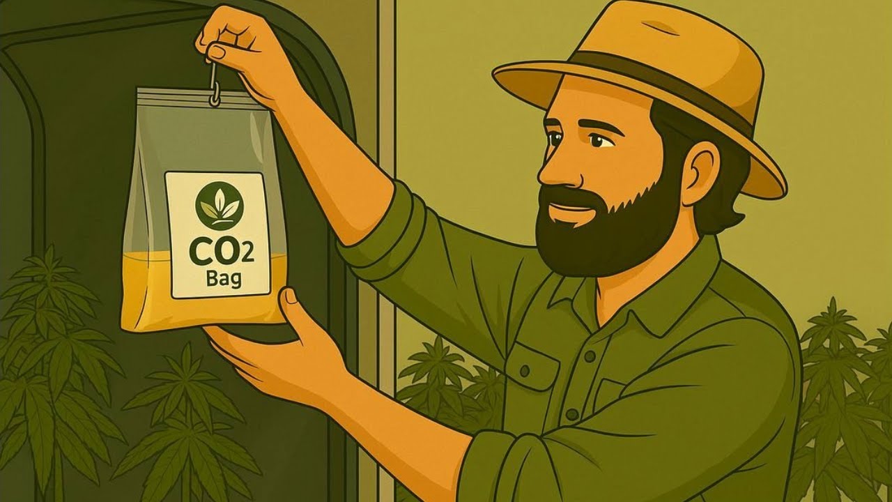 Passive CO2 & it's effect on Cannabis Plants. An Educational Video.
