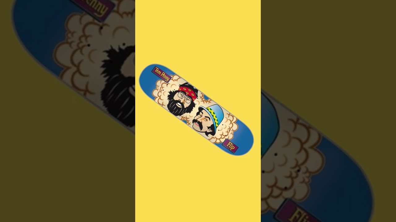 The Story Of Flip's Cheech & Chong Skateboards... #shorts