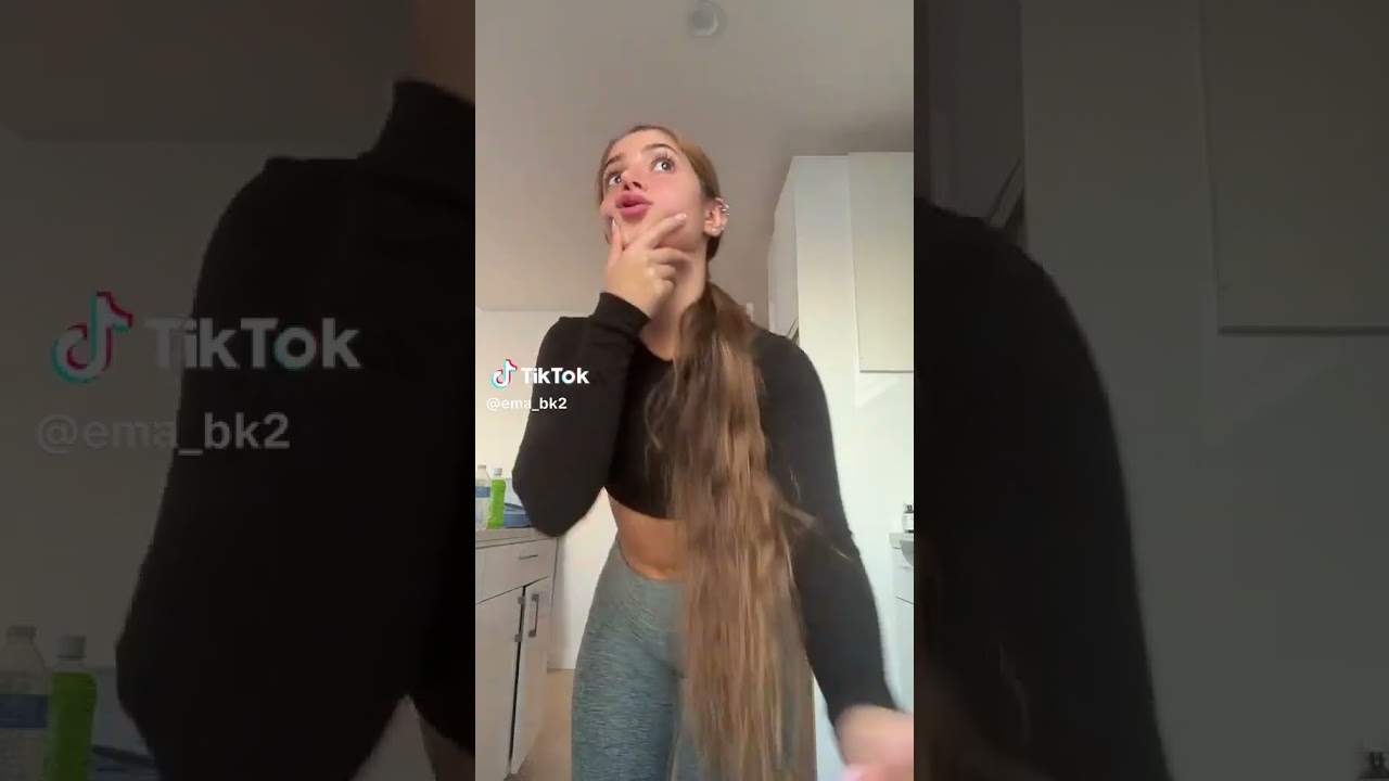 Tiktok Thot Bouncing Around in Leggings