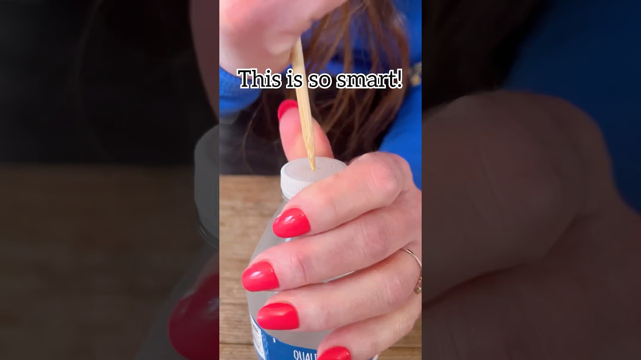 Easy DIY drip system, great way to water plants when out of town! #plants #indoorplants #travel