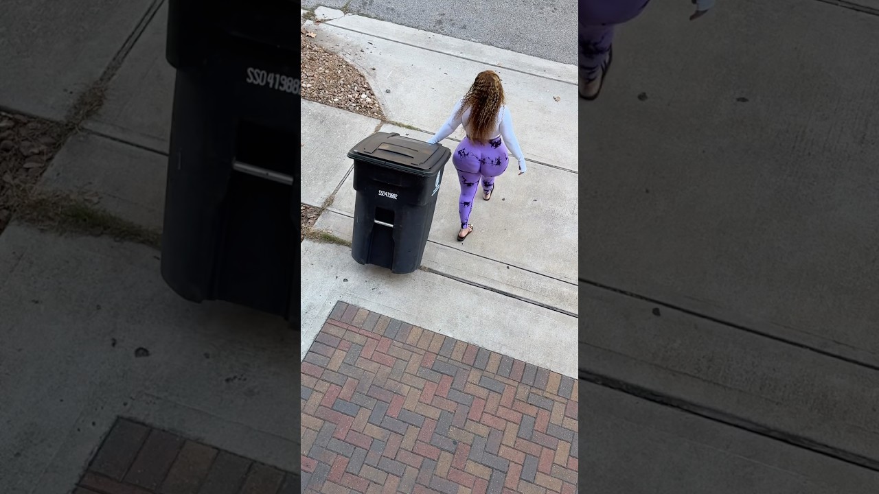 taking out the trash