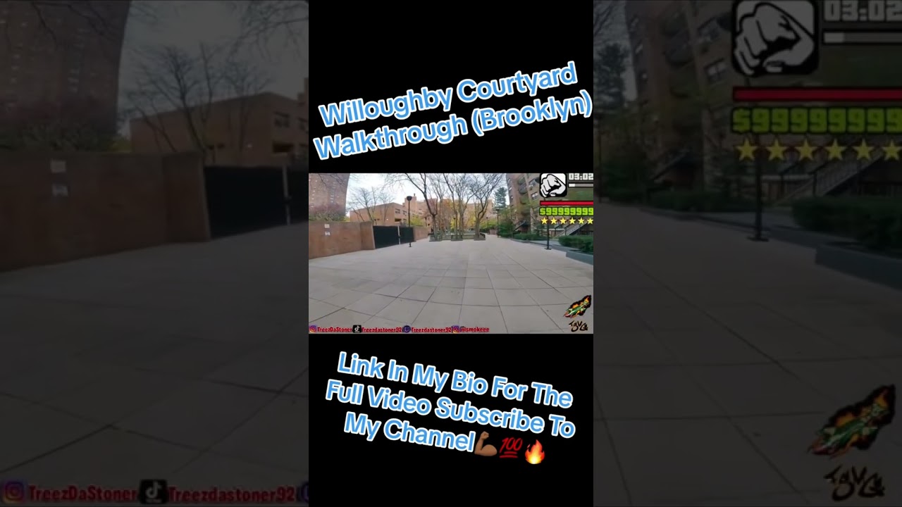 Inside Willoughby Courtyard (Brooklyn) #brooklyn #hoodvlogs #nyc #respectlife #hoodtime #bedstuy