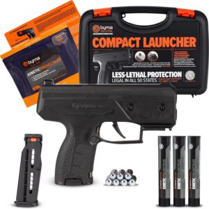 Byrna CL [Compact Launcher] Kinetic Launcher Ultimate Bundle - Non Lethal Kinetic Projectile Launcher, Home & Personal Defense