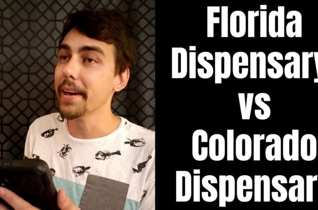 Florida vs Colorado Dispensary - #shorts