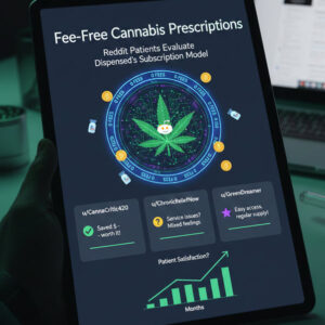 Fee-Free Cannabis Prescriptions: Reddit Patients Evaluate Dispensed's Subscription Model
