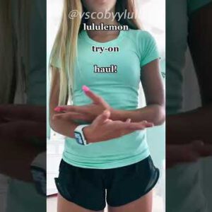 LULULEMON TOPS try on haul 😳 LULULEMON HAUL oc: @vscobyylulu
