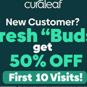 50% off at Curaleaf Arizona 50% off at Curaleaf Arizona