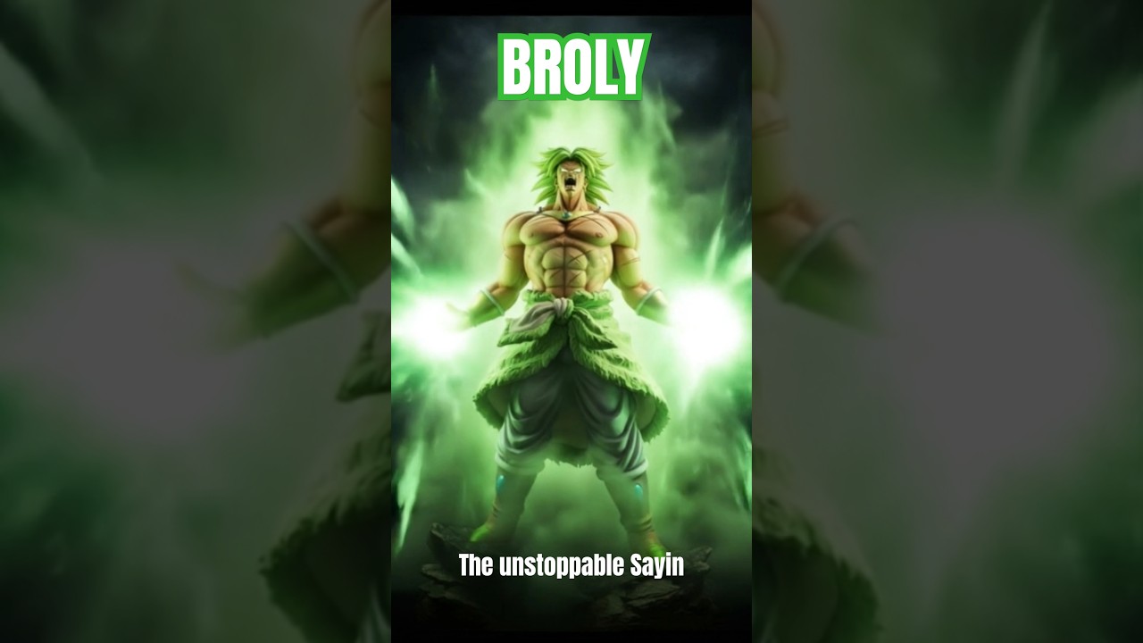 Broly the unstoppable Sayin #Brokenmind #DreamScreenAI #Broly #musicclip #legendarysaiyan