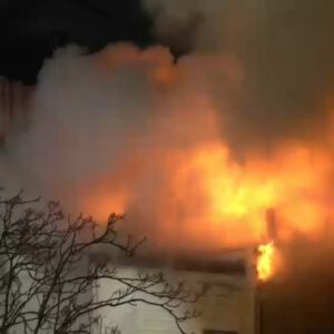 Cannabis dispensary bursts into flames in Irvington, New Jersey