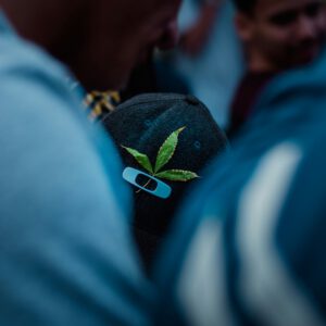 cannabis leaf hat