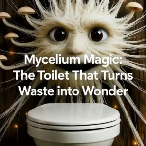 The World’s First Mushroom Powered Toilet Turns Waste into Renewal