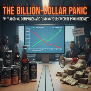 THC Beverages and the Billion-Dollar Panic: Why Alcohol Companies Are Funding Your Favorite Prohibitionist