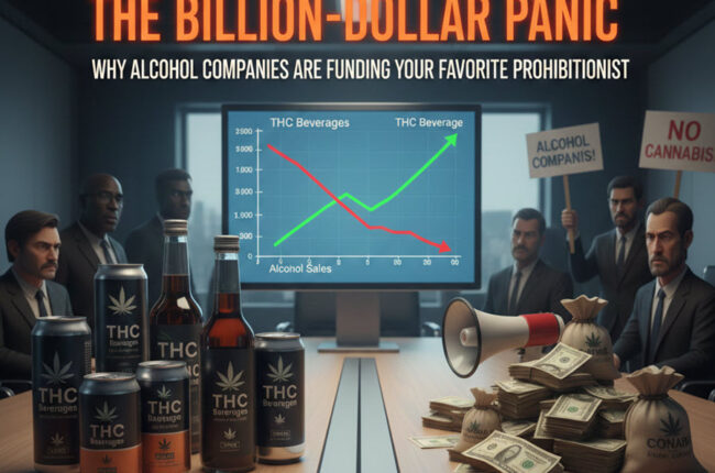 THC Beverages and the Billion-Dollar Panic: Why Alcohol Companies Are Funding Your Favorite Prohibitionist