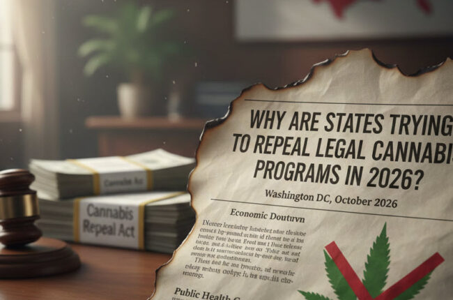 Why are States Trying to Repeal Legal Cannabis Programs in 2026? - The Legalization Backlash